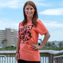 Load image into Gallery viewer, Respect the Locals Shirt Coral Pink