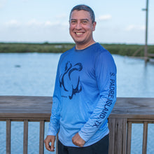 Load image into Gallery viewer, Blue Unisex UPF 50+ Long-Sleeve Shirt