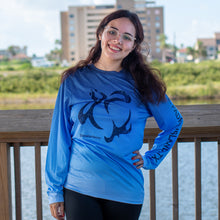 Load image into Gallery viewer, Blue Unisex UPF 50+ Long-Sleeve Shirt