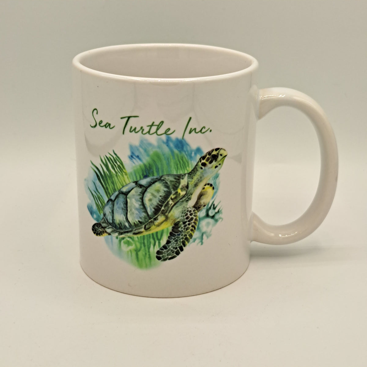 Green Ceramic Cup (Sea Turtle)