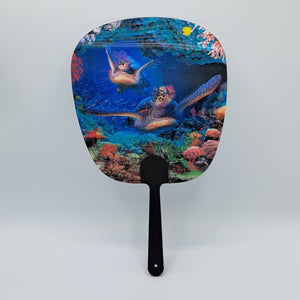 Sea Life Lenticular Fan