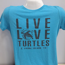 Load image into Gallery viewer, Women&#39;s Live Love Turtles Tee