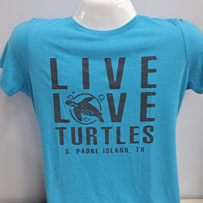 Women's Live Love Turtles Tee