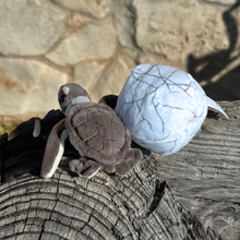 Load image into Gallery viewer, Sea Turtle Hatching Stuffed Animal - Atlantic Green
