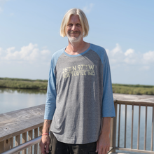 Load image into Gallery viewer, Blue Raglan Coordinates Tee - Unisex