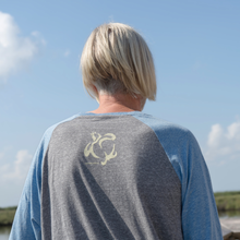 Load image into Gallery viewer, Blue Raglan Coordinates Tee - Unisex