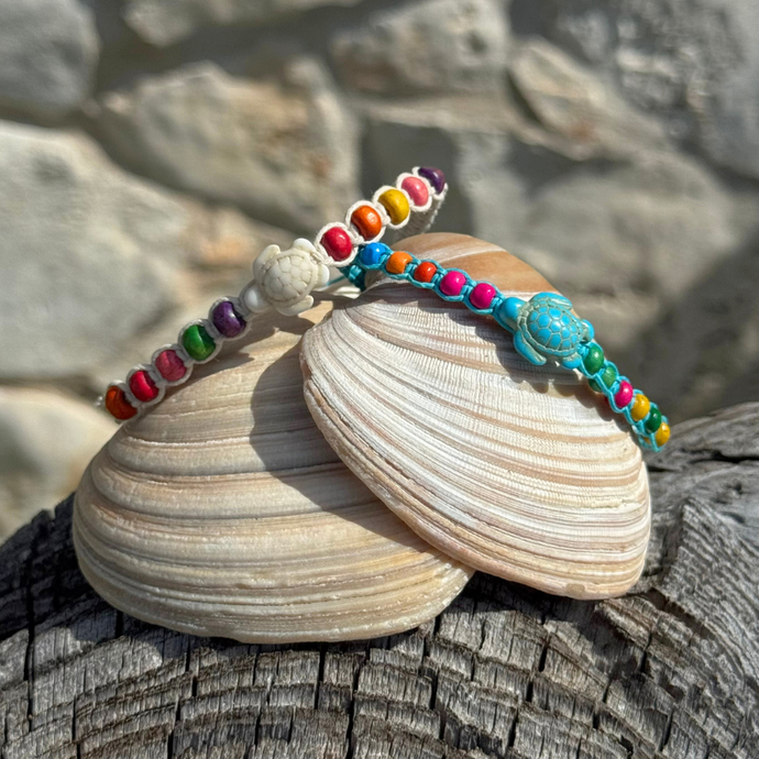 Multicolor Beaded Slider Bracelet