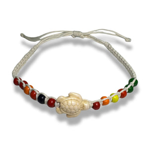 Multicolor Beaded Slider Bracelet