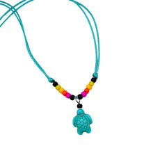 Load image into Gallery viewer, Sea Turtle Slider Cord Necklace