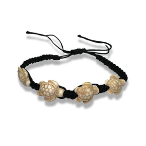 Woven Turtle Slider Bracelet