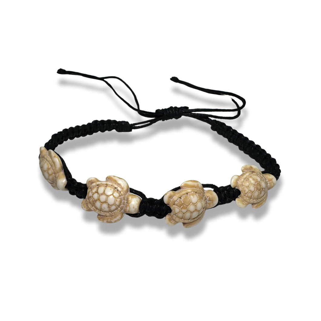 Woven Turtle Slider Bracelet