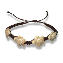 Load image into Gallery viewer, Woven Turtle Slider Bracelet