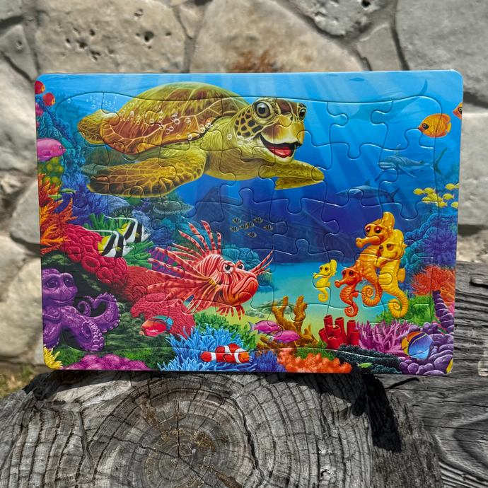 Undersea Turtle Tray Puzzle