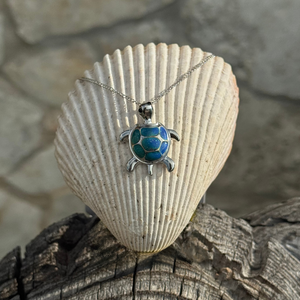 Turtle Shell Mood Necklace