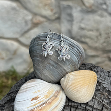 Load image into Gallery viewer, Rhinestone Colored Turtle Drop Earrings