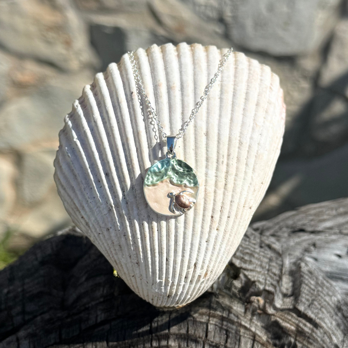 Beach Scene Necklace