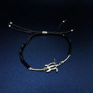 Crystal Beaded Slider Bracelet