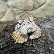 Load image into Gallery viewer, Silver Star Turtle Earrings
