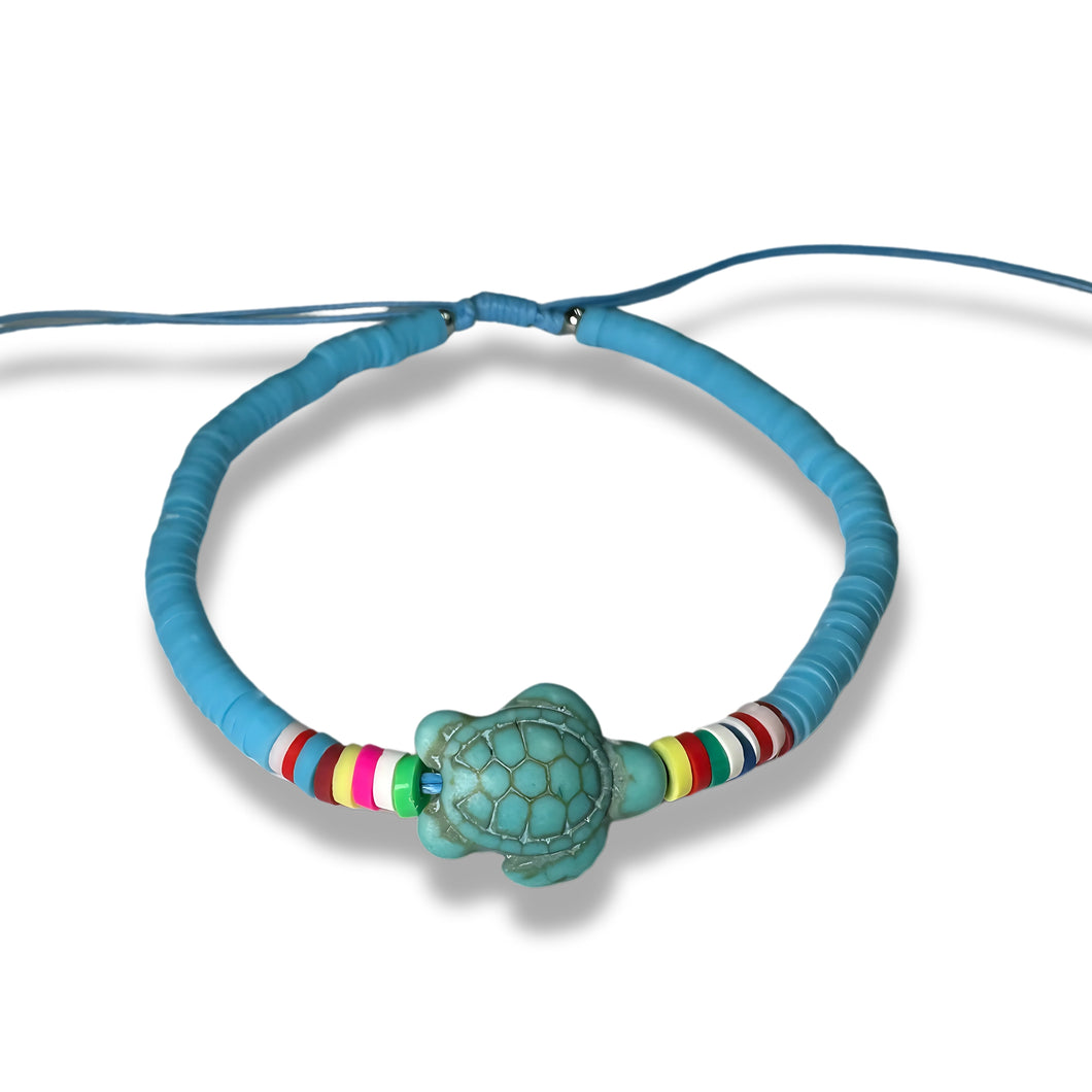 Multicolor Disc Slider Bracelet