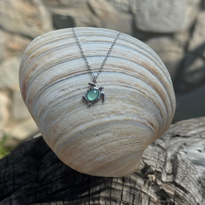 Sea la Vie Rhodium Necklace