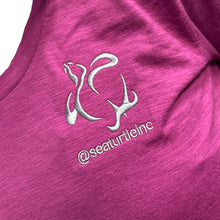 Load image into Gallery viewer, Sea Turtle Inc Plum Peplum Shirt