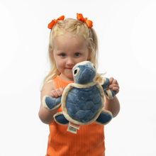 Load image into Gallery viewer, Blue Sea Turtle Stuffie