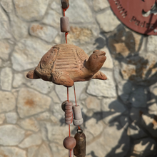 Load image into Gallery viewer, Abstract Clay Sea Turtle Wind Chime