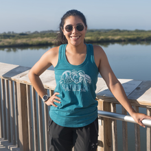 Load image into Gallery viewer, Peace Love &amp; Turtles Tank - Woman&#39;s Graphic Tank Top