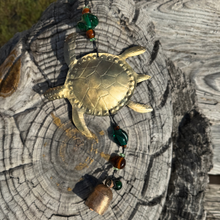 Load image into Gallery viewer, Sideways Sea Turtle Wind Chime