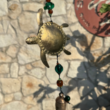 Load image into Gallery viewer, Sideways Sea Turtle Wind Chime