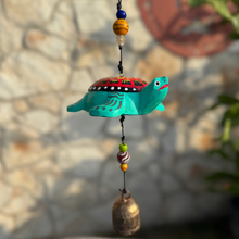 Load image into Gallery viewer, Hand Painted Sea Turtle Wind Chime