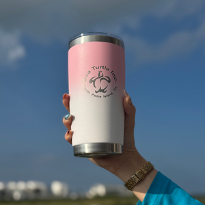 20oz Sea Turtle Inc. Stainless Steel Pink Tumbler