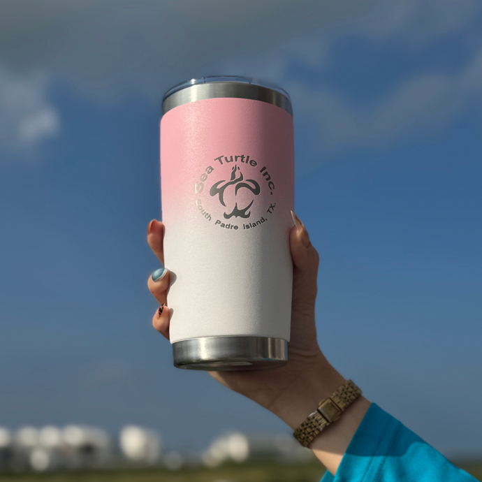 20oz Sea Turtle Inc. Stainless Steel Pink Tumbler