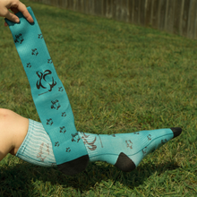 Load image into Gallery viewer, Sea Turtle Inc. Socks - Teal