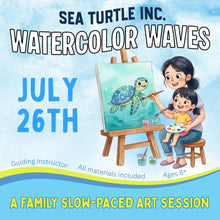 Load image into Gallery viewer, Watercolor Waves Family Paint