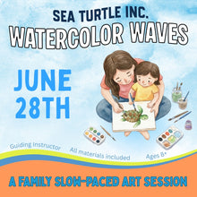 Load image into Gallery viewer, Watercolor Waves Family Paint