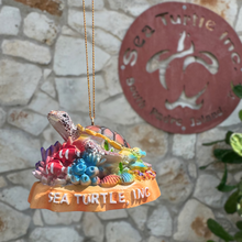 Load image into Gallery viewer, Sea Turtle with Corals Ornament