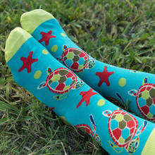 Load image into Gallery viewer, Star Turtle Socks