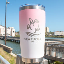 Load image into Gallery viewer, 20oz Sea Turtle Inc. Stainless Steel Pink Tumbler