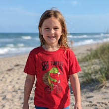 Load image into Gallery viewer, Red Turtle Fun Toddler Tee
