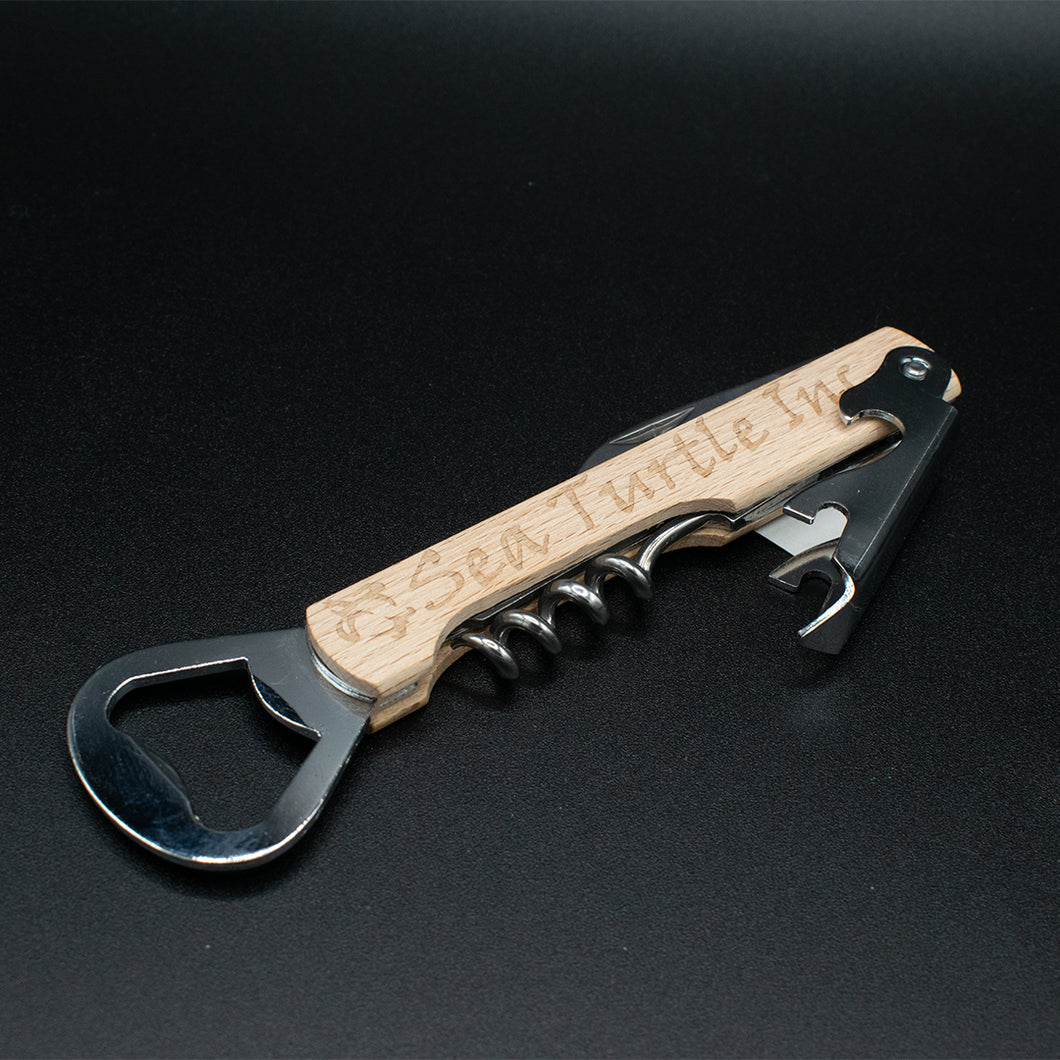 Wine Tool Wood Bottle Opener