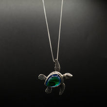 Load image into Gallery viewer, LeightWorks Swimming Turtle Necklace