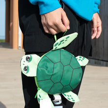 Load image into Gallery viewer, Kids Dual Purpose Turtle Purse / backpack