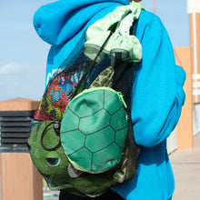 Load image into Gallery viewer, Kids Dual Purpose Turtle Purse / backpack