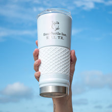Load image into Gallery viewer, 24oz Sea Turtle Inc. Stainless Steel White Tumbler