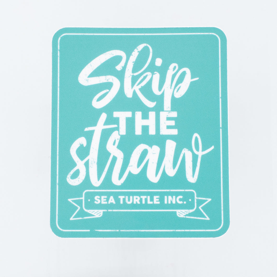 Skip the Straw Sticker