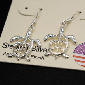 Sterling Silver Mom and Baby Earrings