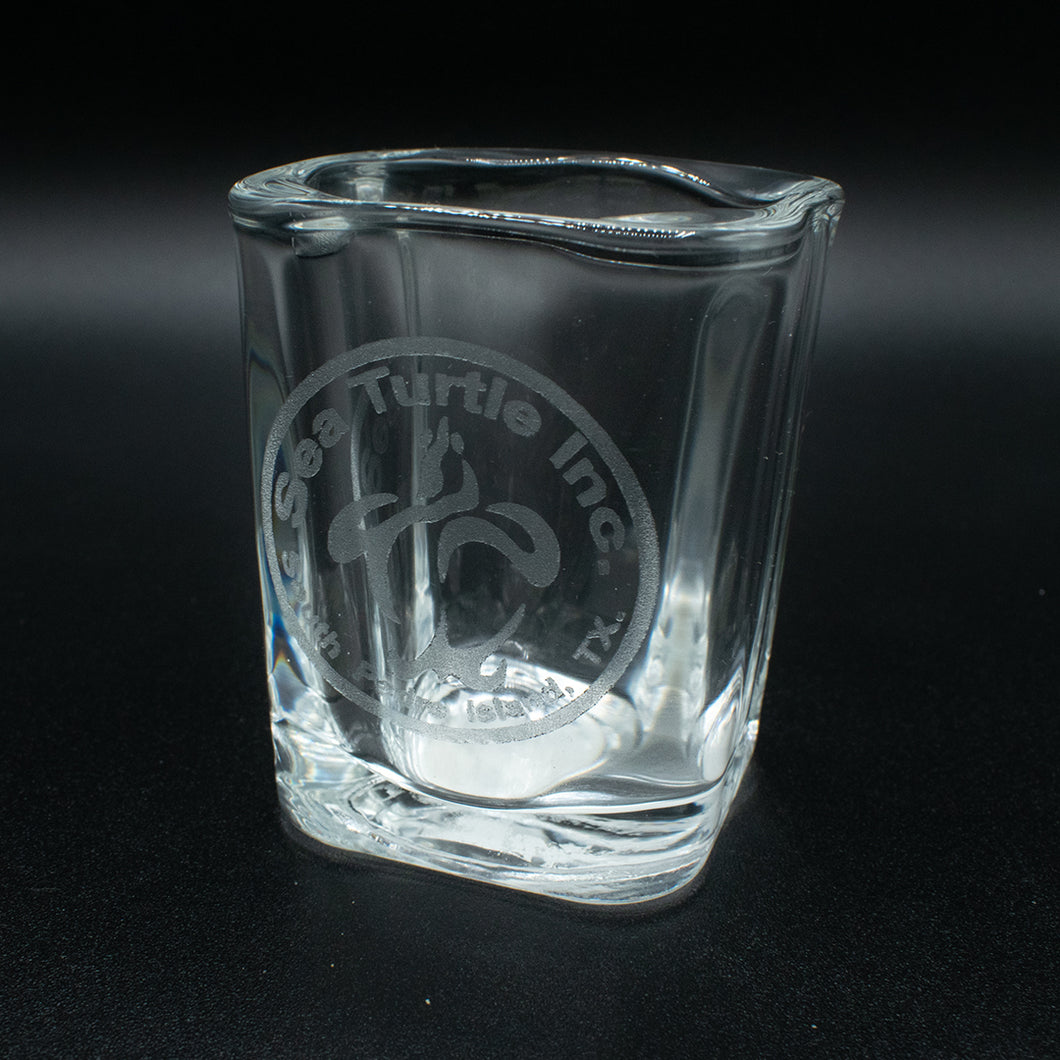 Sea Turtle Inc. World Logo Shot Glass