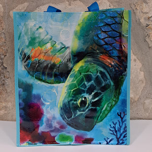 Watercolor Turtle Eco Bag
