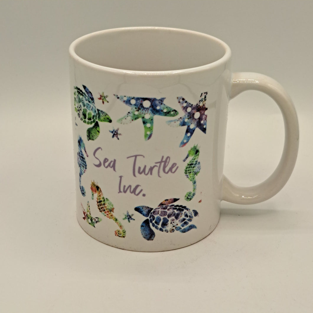 Colorful Sea Turtle Coffee Mug
